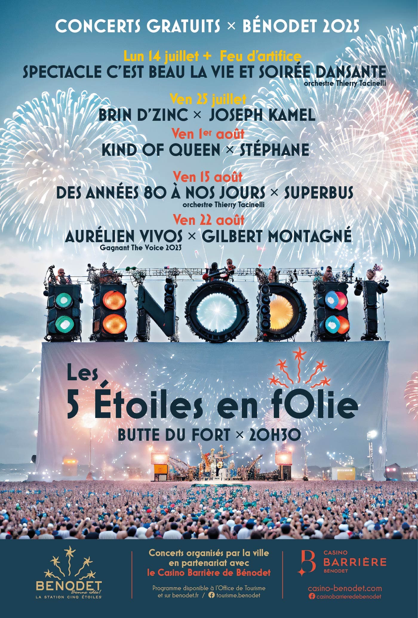 Concerts de l’été 2025