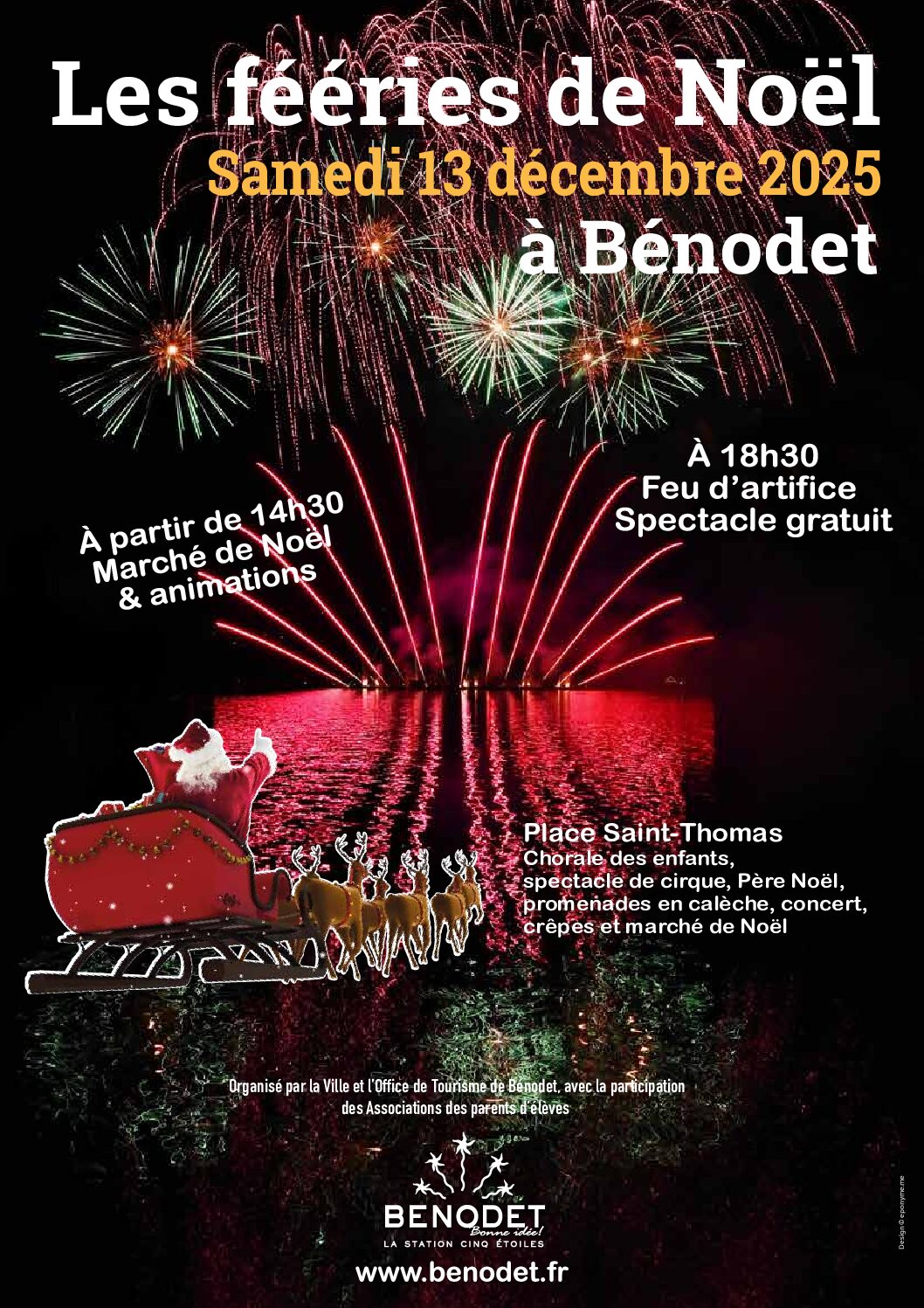 Féeries de Noël et feu d&rsquo;artifice